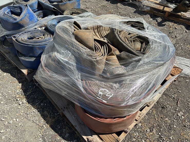 pallet-of:-(13)-red/tan/grey-hoses-support-equipment-image-2
