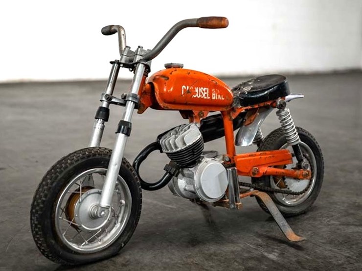 #1088-•-offered-at-no-reserve-|-carousel-kiddie-ride-bike-image-1