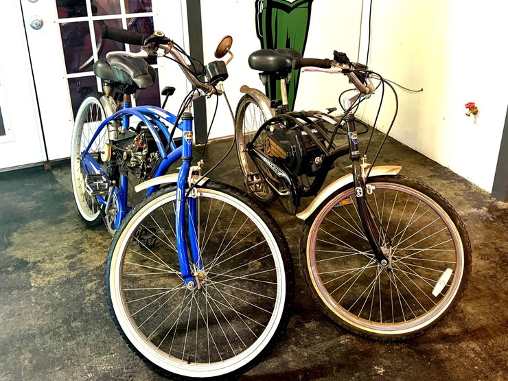 #1027-•-offered-at-no-reserve-|-(2)-wizzard-motorized-bicycles-image-1