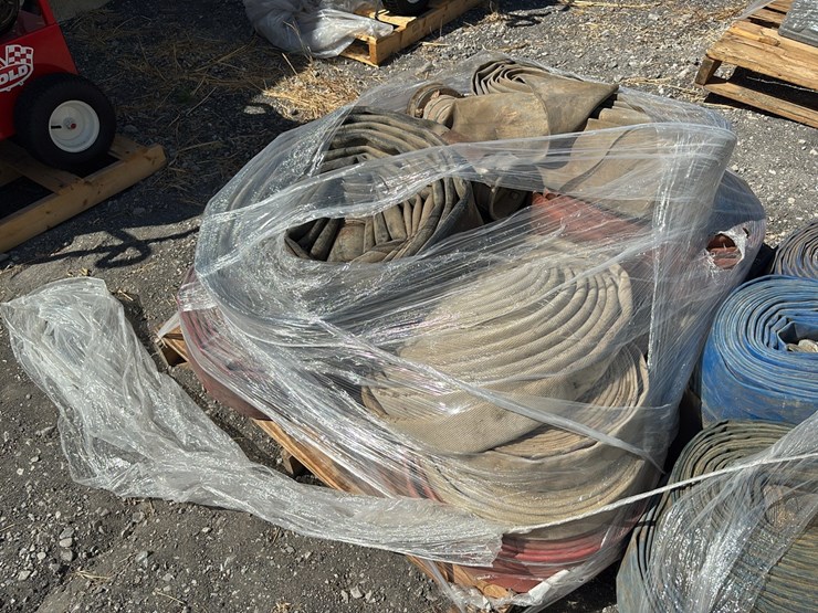 pallet-of:-(13)-red/tan/grey-hoses-support-equipment-image-1