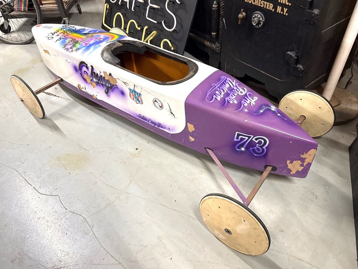#1010-•-purple-unicorn-pedal-car-image-2
