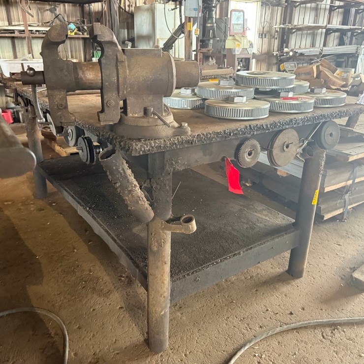 #53561 • Metal Shop Table INV#53561