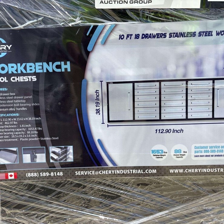 2026 Chery Industrial 10ft. 18 Drawer Workbench
