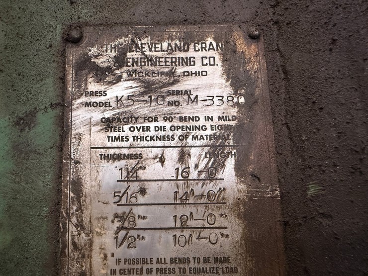#54327-•-the-cleveland-crane-k5-10-industrial-press-brake-m3380-inv#54327-image-49