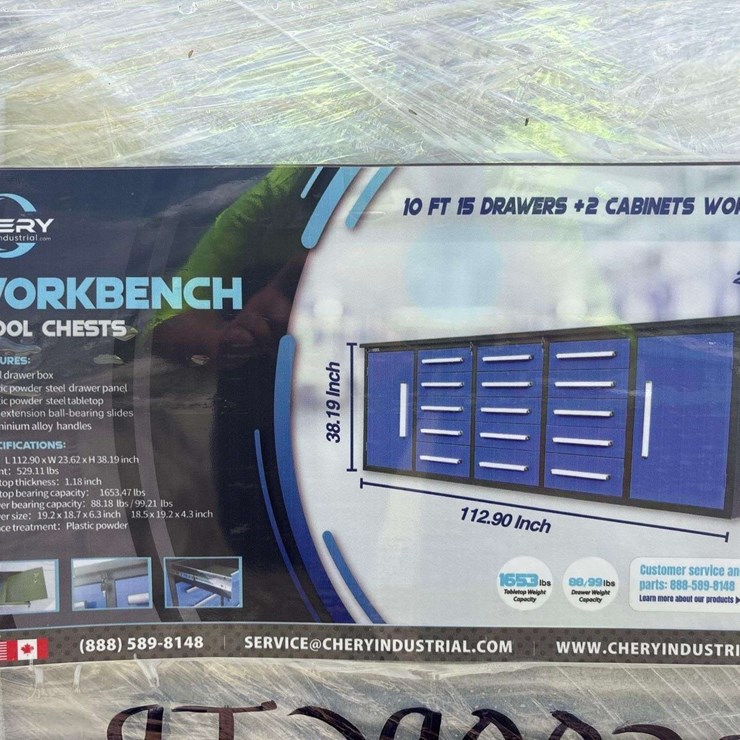 2026 Chery Industrial 10ft. 15 Drawer Workbench