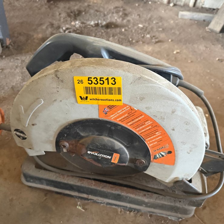 #53513 • Evoloution Rage2 Chop Saw INV#53513