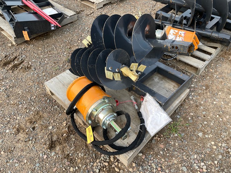 #2023-•-2026-unused-land-honor-skid-steer-loader-auger-drives-image-1