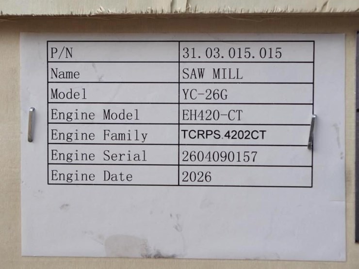 2026-agt-industrial-15hp-portable-horizontal-sawmill,-m/n-yc-26g,-unused-image-6