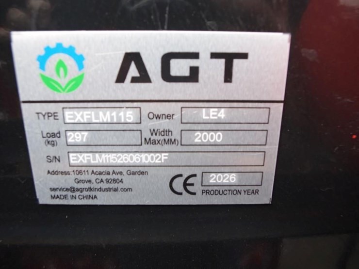 agt-industrial-excavator-brush-flail-mower,-m/n-exflm115,-unused-image-4