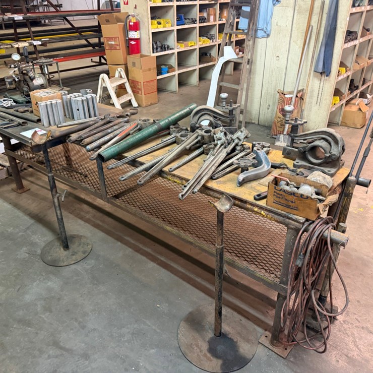 Pump Working / Test Table w/ tools