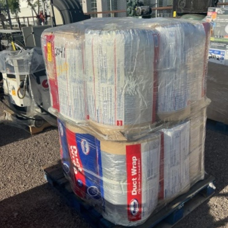 PALLET OF DUCT WRAP INSULATION