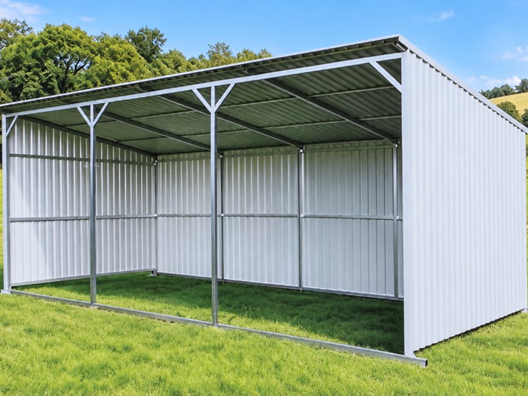 sklp-12'-x-20'-livestock-metal-shed,-m/n-sk-s2012,-unused-image-1