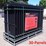 [30]-may 9.5'-x-6.25'-unleaded-powder-coated-wrought-iron-site-fence-panels-w/-(31)-posts-&-hardw...-image-1