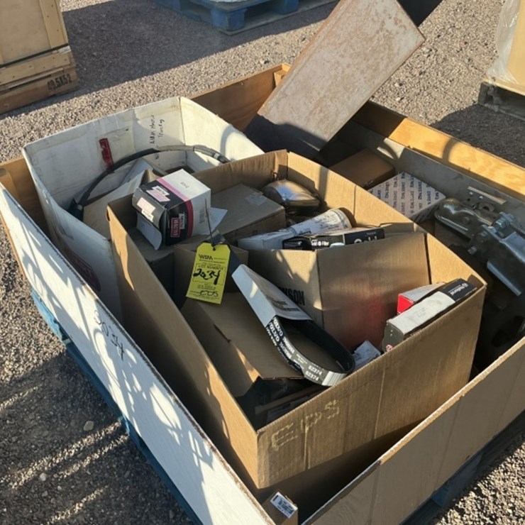 BOX OF ASST AUTOMOTIVE PARTS