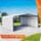 aboss-18'-x-30'-metal-carport-w/-side-walls,-cream,-m/n-jdc1830,-unused-image-3