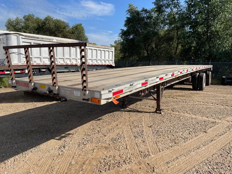 #1324-•-flatbed-semi-trailer-**parts-only**-(no-title)-image-1