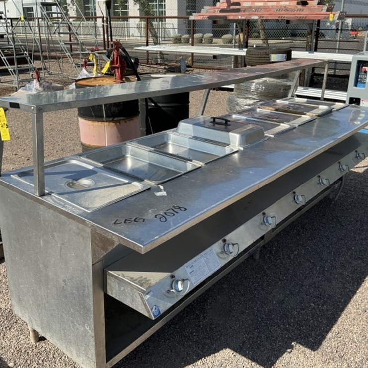9FT 6IN STAINLESS STEEL PREP STATION