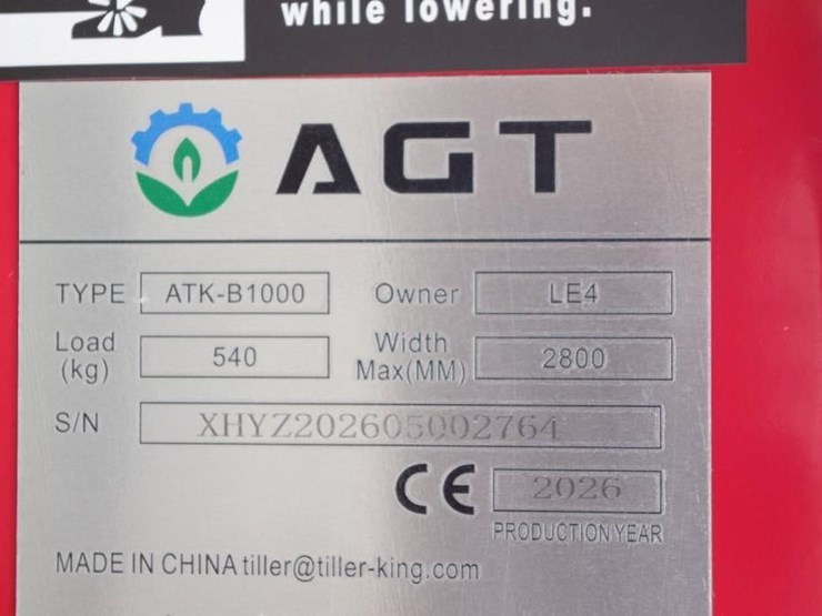 2026-agt-industrial-two-post-hydraulic-auto-car-lift,-10,000-lb.-capacity,-m/n-atk-b1000,-unused-image-3