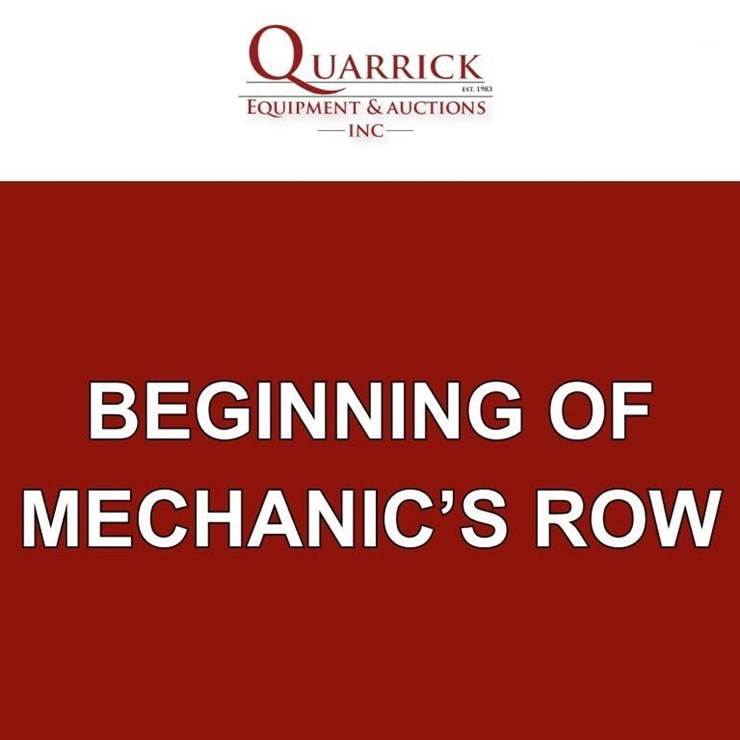 BEGINNING OF MECHANICS ROW