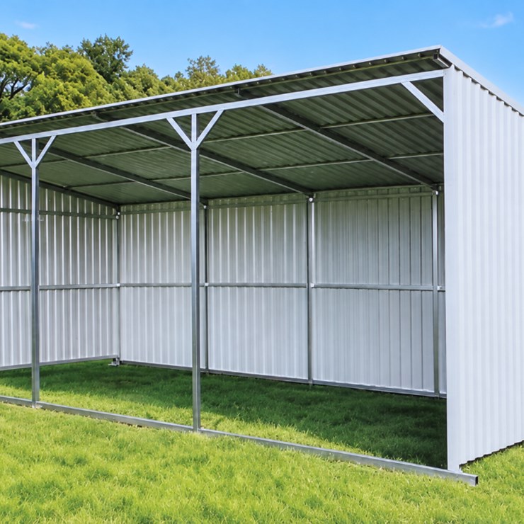 SKLP 12' X 20' Livestock Metal Shed, M/N SK-S2012, Unused