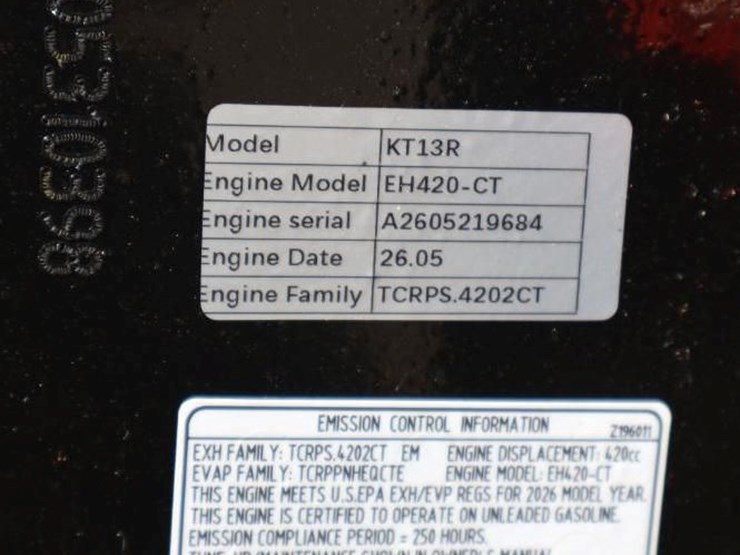 2026-cfg-industrial-kt13r-mini-excavator,-gasoline-engine,-unused-image-3