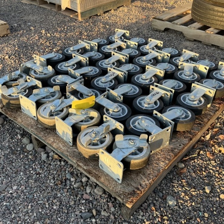 PALLET OF CASTOR WHEELS