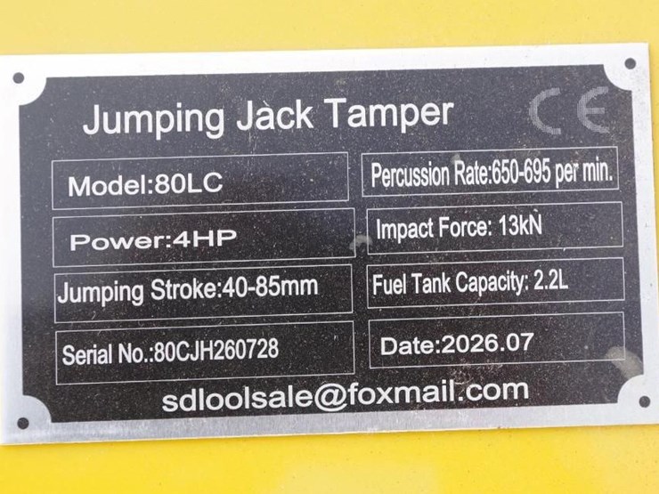 future jumping-jack-tamper-w/-196cc-loncin-gasoline-engine,-m/n-ft80lc,-unused-image-2