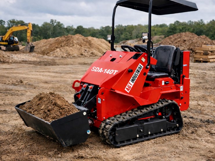 2026-agt-industrial-sda-140t-mini-crawler-loader,-rato-gasoline-engine,-44"-bucket,-unused-image-1