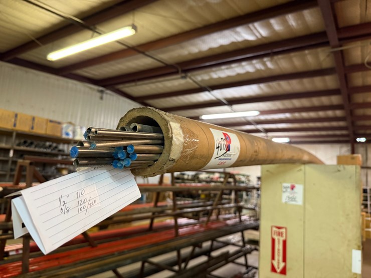 lot-of-stainless-steel-tubing-(appr.-110-ft)-1/2”-x-20’-(appr-220-ft)-3/8-x-20’-&-(some)-1/4”-x-20’-image-1