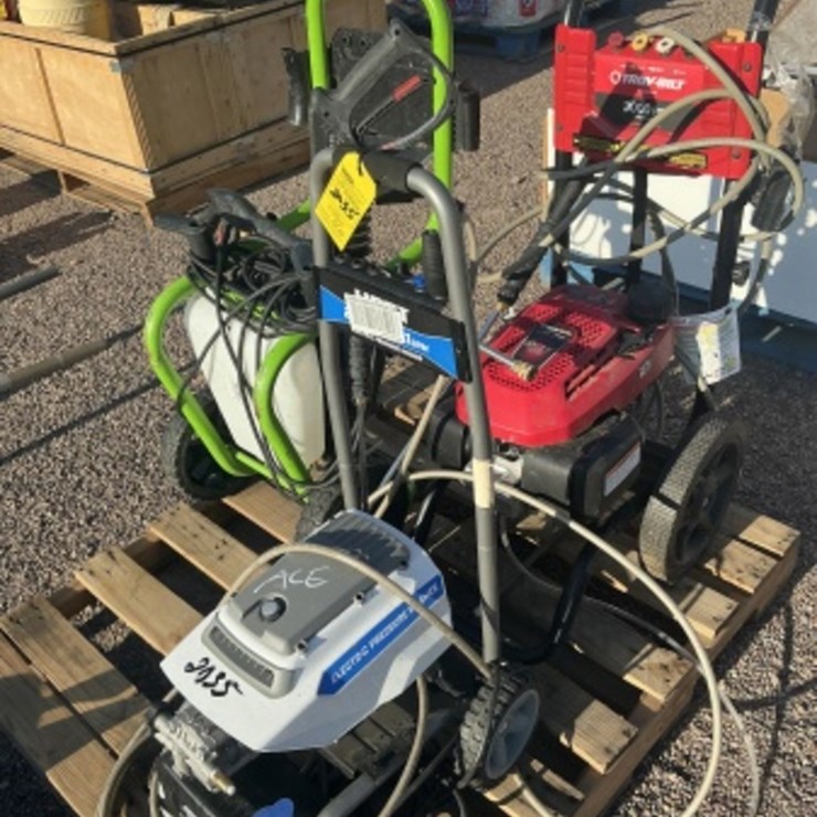 (3) PRESSURE WASHERS