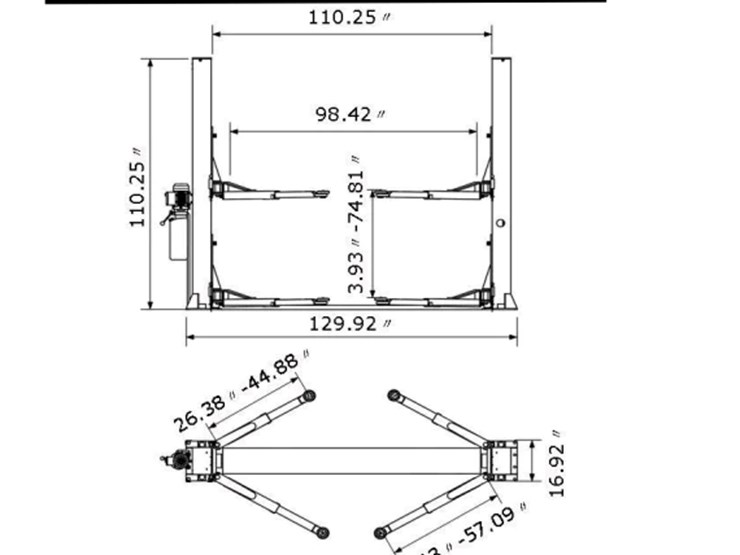 2026-agt-industrial-two-post-hydraulic-auto-car-lift,-10,000-lb.-capacity,-m/n-atk-b1000,-unused-image-4