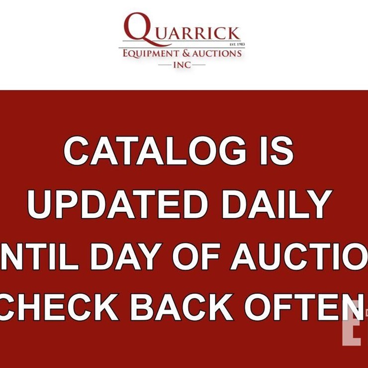 CATALOGS WILL BE UPDATED DAILY