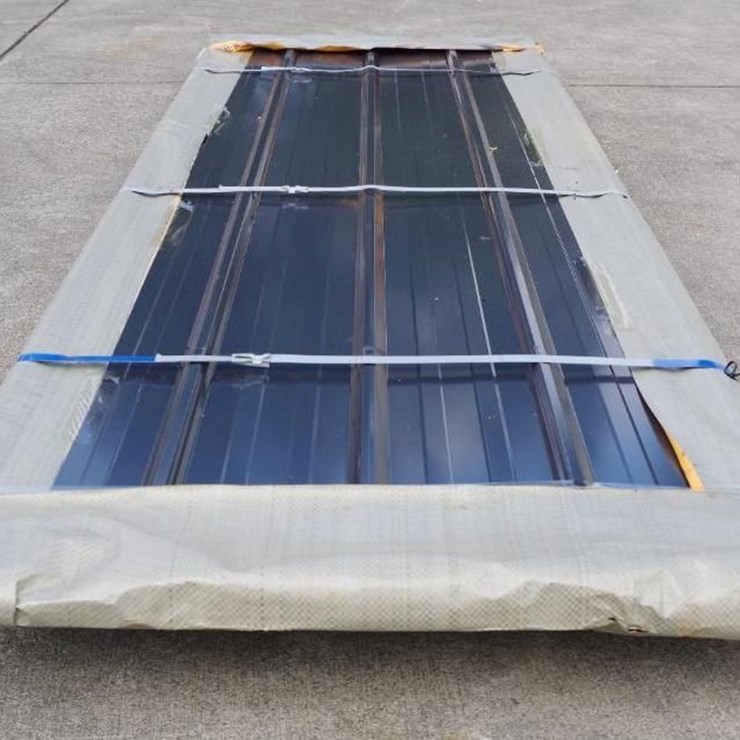 [50] FUTURE Galvalume Steel Siding / Roofing Panels, Approx. 12' x 3', M/N FTH50, Unused