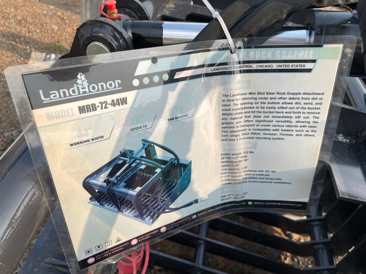 #2036-•-2026-unused-land-honor-mini-skid-steer-grapple-bucket-image-6