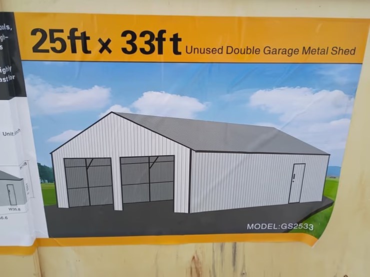 #l57-010-•-sdlanch-25'x33'-double-garage-metal-shed-image-1