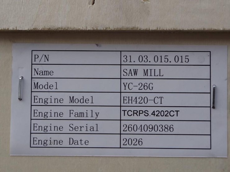 2026-agt-industrial-15hp-portable-horizontal-sawmill,-m/n-yc-26g,-unused-image-6