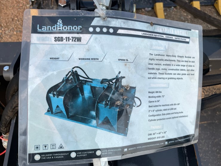 #2010-•-2026-unused-land-honor-hydraulic-grab-bucket-attachment-image-8