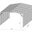aboss-18'-x-30'-metal-carport-w/-side-walls,-cream,-m/n-jdc1830,-unused-image-2