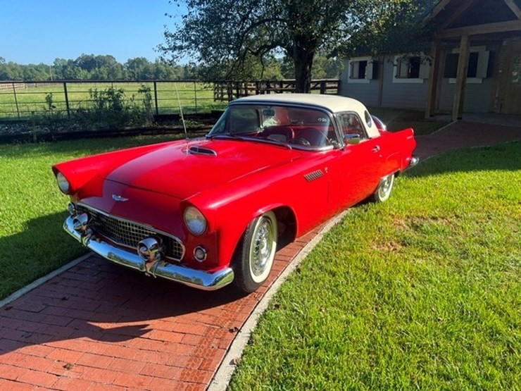 #1067-•-offered-at-no-reserve-|-1956-ford-thunderbird-hardtop-convertible-image-1