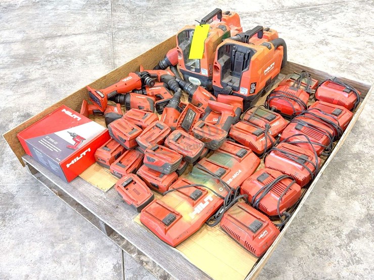 group-of-hilti-cordless-tools,-chargers-&-batteries-image-1