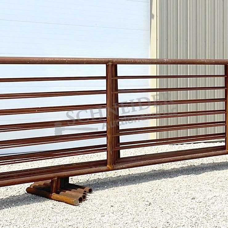 6- unused 24' freestanding corral panels