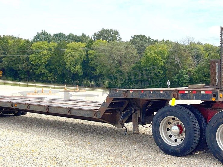1997-trail-eze-dlx35tc53-53'-traveling-axle-flatbed-trailer-image-2