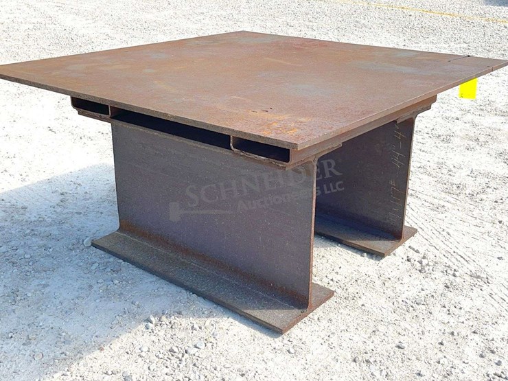 5'x62"-steel-work-table-w/-5/8"-top-image-1
