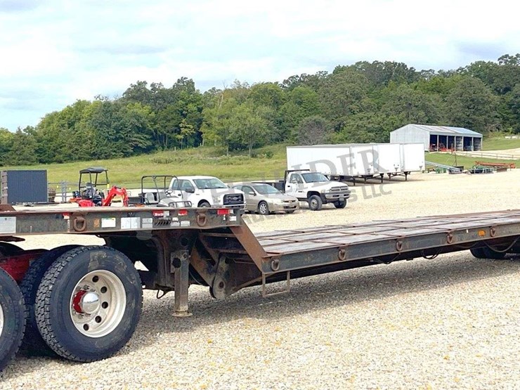 1997-trail-eze-dlx35tc53-53'-traveling-axle-flatbed-trailer-image-3