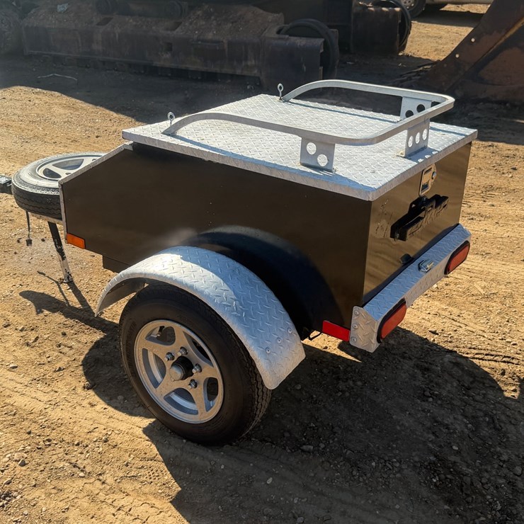 #1076 • Offered at No Reserve | 2014 TOW-BEHIND MOTORCYCLE CARGO TRAILER
