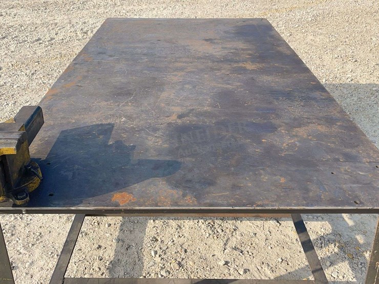 4'x8'-steel-work-table-w/-8"-vise-image-7