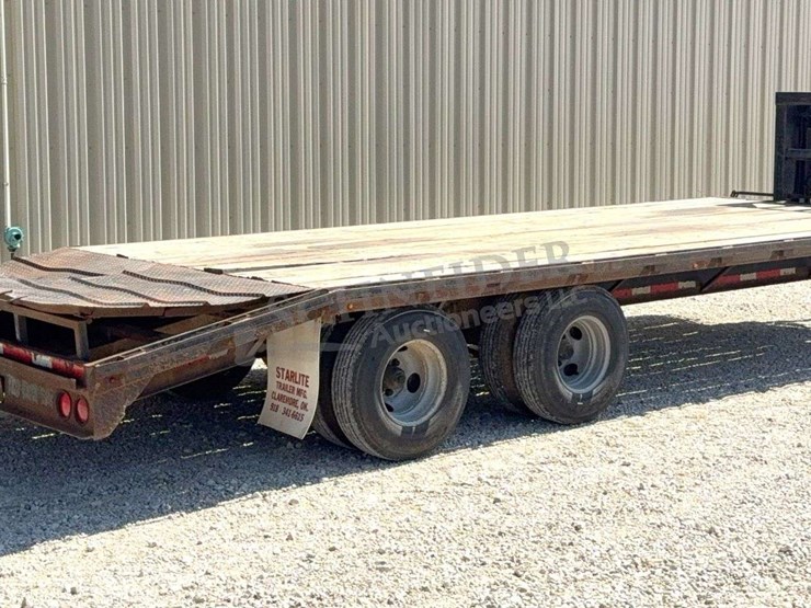 1995-starlite-24'-flatbed-gooseneck-trailer-image-5