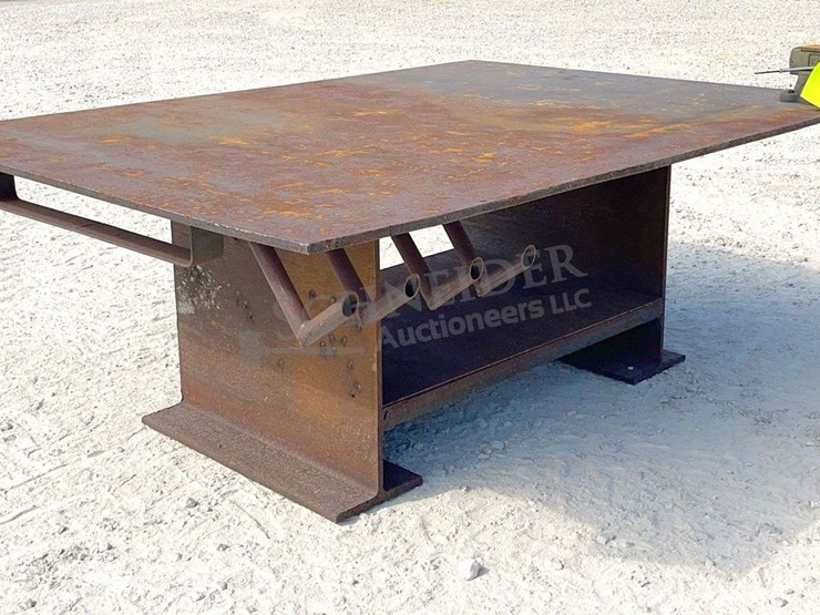 62.5"x7'-steel-work-table-w/-6"-vise-image-1