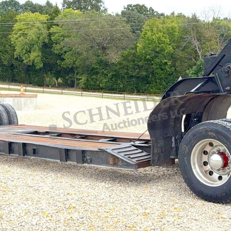 1957 Peco RGN lowboy equipment trailer
