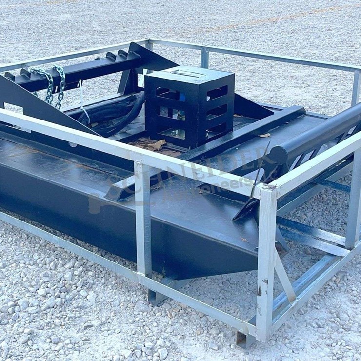 Unused 66” skid steer brush mower, standard flow